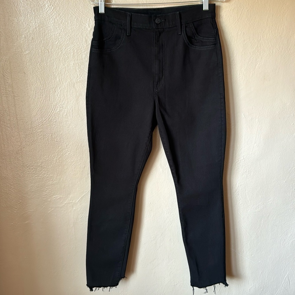 Mother The Stash Swooner Black Jeans Size 30
